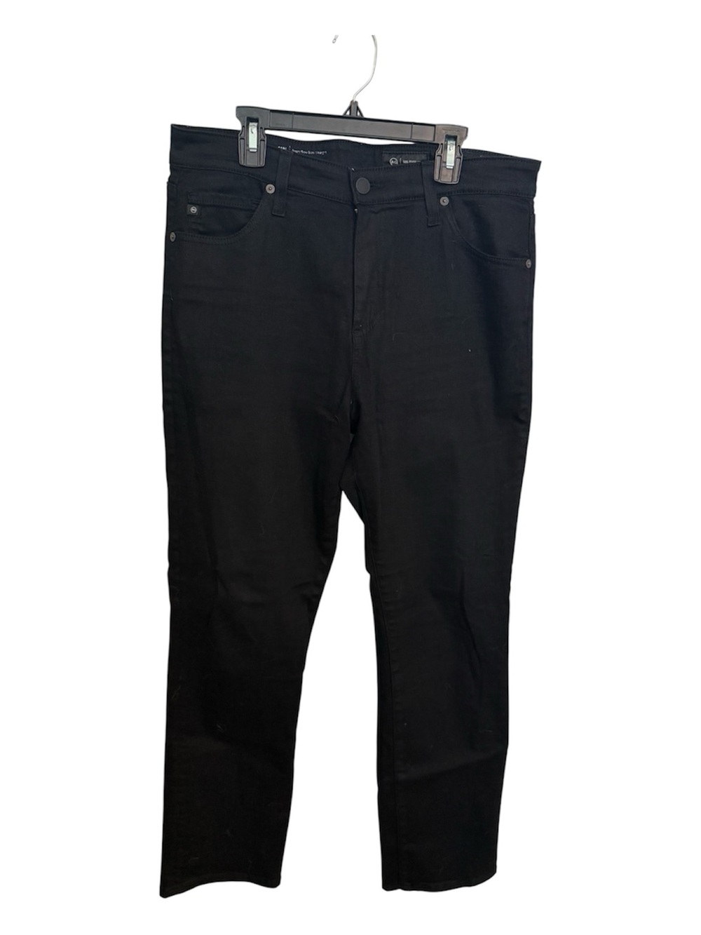 AG MARI  Black Straight-Leg Jeans